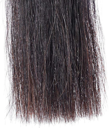 Horse Tail Extensions with Braided Horsehair Loop, Blunt Cut Bottom, 28-30 inches Long and 3/8 lb Weight