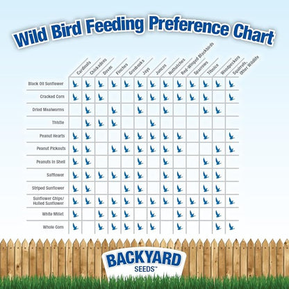 CountryMax Backyard Seeds Finch & Small Songbird Frenzy Wild Bird Seed Mix – 5 lb Bag | Premium Blend with Nyjer, Millet, Sunflower Chips | Attracts Goldfinches, House Finches, Chickadees