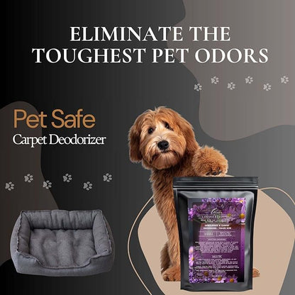 Lavender Chamomile Carpet Freshener Powder Refill 36 oz | Powerful Odor Eliminator for Home | Upholstery Deodorizer | Carpet Deodorizer | Pet Urine | Cat Litter Box