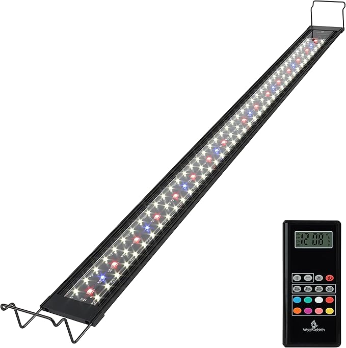 WaterRebirth Aquarium LED Light Fish Tank Light (48-54”)