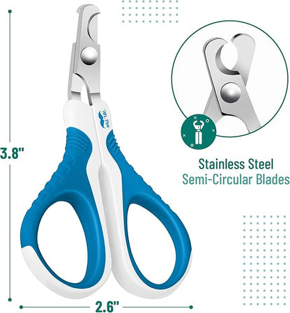 Mr. Pen Cat Nail Trimmer - Blue & White, Cat & Kitten Nail Clipper, Pet Claw Trimmer for Small Dogs