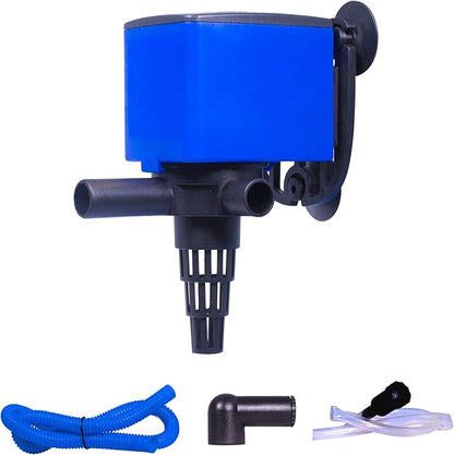 Water Pump 320 GPH Submersible Internal Aquarium Powerhead Water Pump Ultra Quiet for Aquarium,Fish Tank