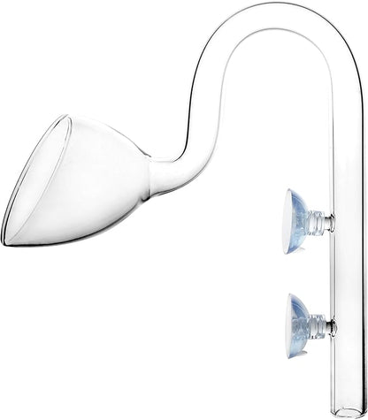 Glass Lily Pipe Outflow for Aquarium Planted Tank (20mm for 19/25mm (3/4" ID) tubing)
