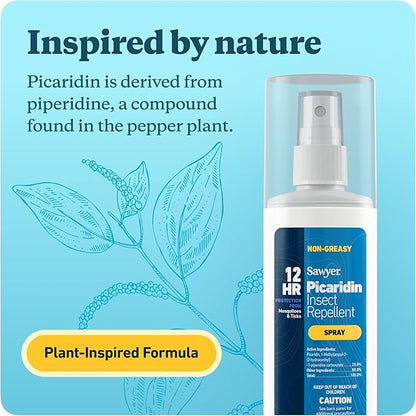 Sawyer Products SP5432 Picaridin Insect Repellent Spray, 20%, Pump, 3-Ounce, (Pack of 2) (Packaging may vary)
