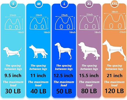 Pet Grooming Hammock for Medium/Large Dogs with Nail Clippers/Nail Trimmers/Grooming Scissors, Dog Grooming Harness for Nail Trimming, Pet Grooming Sling Helper