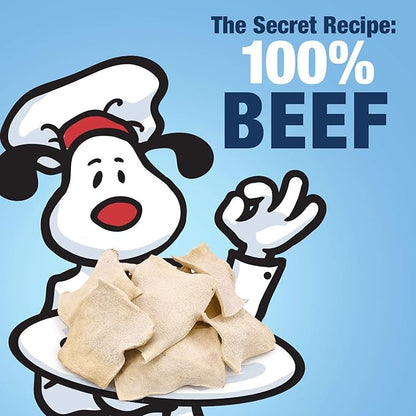 ValueBull USA Rawhide Chips, Natural Beef Flavor, 2 Pound - Natural & Safe, USA Beef Hide, Long Lasting, Chemical Free, No Artificial Flavors
