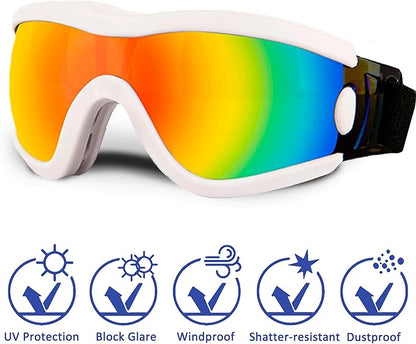Small Dog Sunglasses with Adjustable Strap UV Protection, Winproof Puppy Sunglasses, Suitable for Dogs Eyes Protection，Soft Dog Goggles