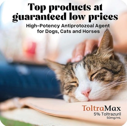 Vetr's Toltramax Toltrazuril Powder for Horses, Dogs, Cats, 100g (5.0%, Chicken)