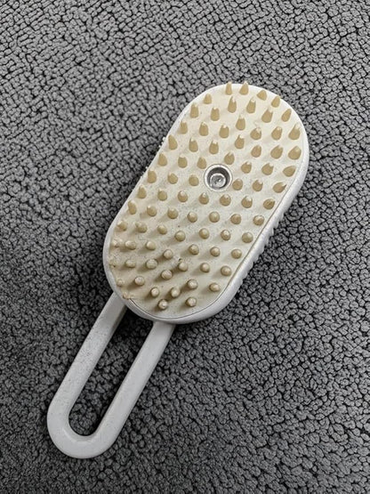 Cat Steam Brush for Shedding with Foldable Handle 4 in 1 Rechargeable Steam Brush for Cats and Dogs,Haired Pets Spritz Defur Comb for Cats Pet Spray Grooming Tool for Hair Removal & Massage