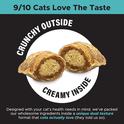 Calming Chews for Cats - Cat Anxiety Relief + Helps Reduce Stress - Behavioral Support & Promotes Relaxation for Travel, Boarding, Vet Visits, Separation Anxiety - Chicken (30-Day Supply)