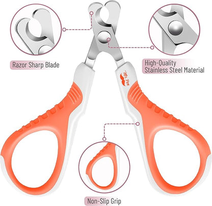 Mr. Pen Cat Nail Trimmer - Orange, Kitten & Small Dog Nail Clipper, Cat Claw Trimmer