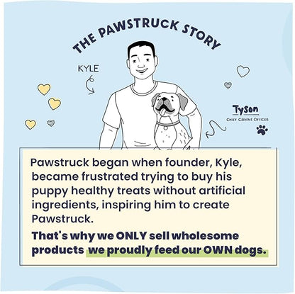 Pawstruck All-Natural 4" Bully Stick Rings for Dogs - Rawhide-Free, 100% Beef, Single Ingredient Dental Chew Bones - Fully Digestible, Low Odor - 10 Count - Packaging May Vary