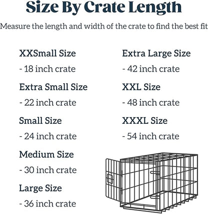 Stoutwool 4" Indestructible Dog Bed - Orthopedic Chew Proof Dog Crate Pad - Fluffy Kennel Mat for Aggressive Chewers - Ideal for Medium Breeds & Fits 30-Inch Crate - 29"x18", Charcoal