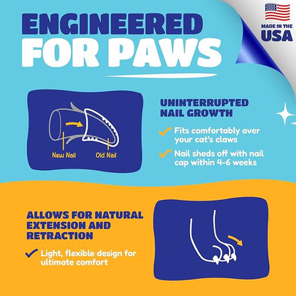 Soft Claws Feline Soft Claws Nail Caps Large Red