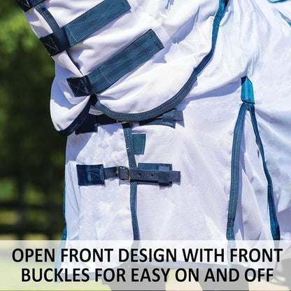 Schneiders Soft Interlock Mesh II Horse Fly Sheets | Superior UV & Insect Protection | Versatile Euro Fit Option | Reflective Safety Design