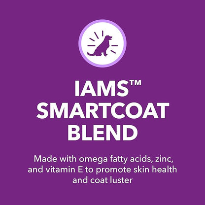 IAMS Advanced Health Skin & Coat Adult Dry Dog Food Chicken and Salmon Recipe, 27 lb. Bag