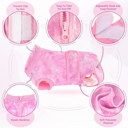 Lukovee Recovery Suit for Dogs, Zipper On Recovery Suit for Female Male Dog, Onesie Abdominal Wounds Cone E-Collar Alternative Prevent Licking Spay Recovery Suit