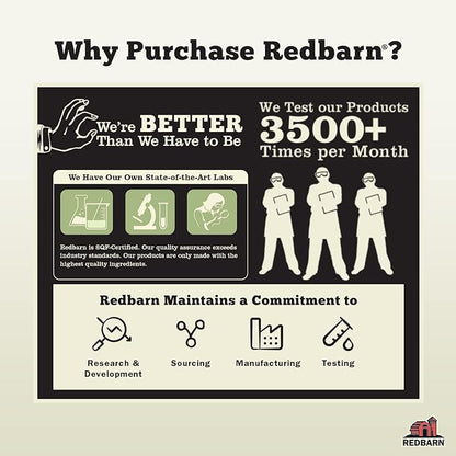 Redbarn Pet Products Recbarn Natural 12" Beef Collagen Braids - Case of 20 Sticks - Long Lasting Low-Odor Alternative to Rawhide & Bully Sticks -Single Ingredient Chew for Medium Large Dogs