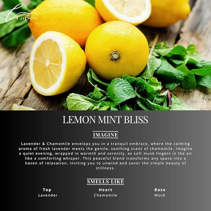 Lemon Mint Bliss Carpet Freshener Powder Refill 36 oz | Powerful Odor Eliminator for Home | Upholstery Deodorizer | Carpet Deodorizer | Pet Urine | Cat Litter Box