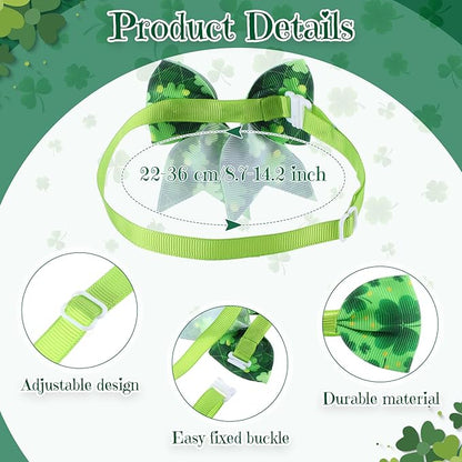 Talltalk 360 Pcs Halloween Dog Bow Ties Collars Set Adjustable Thanksgiving Christmas Fall Xmas Dogs Neckties Grooming Accessories for Small Medium Large Pet Cat Decoration(Valentine)