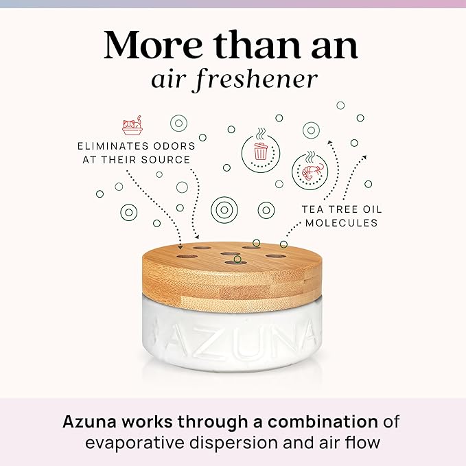 Azuna Air Freshener & Odor Eliminator Gel Refill Pouch - Aromatherapy, 12 oz