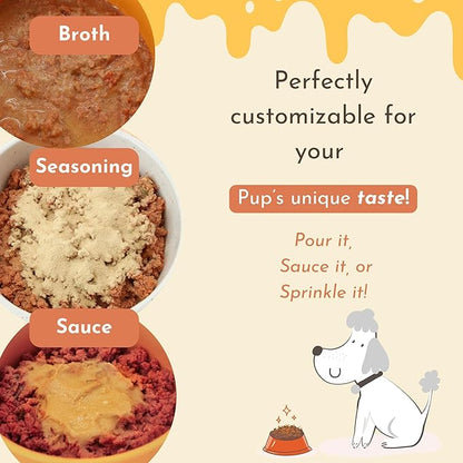 PawCo Magic Topper Heart Health - Dog Food Topper with Taurine, Grain-Free Meal Enhancer for Energy Support, 160g