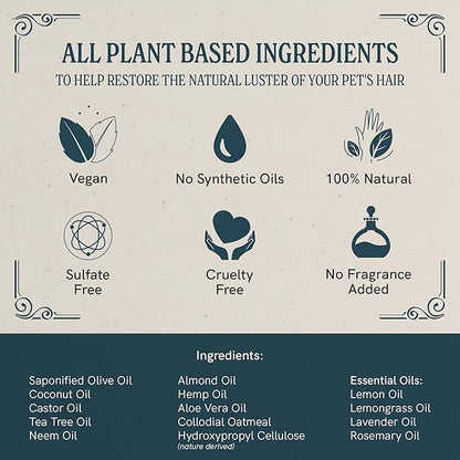 JR Liggett’s Natural Dog Shampoo Bar for Sensitive Skin - 100% Detergent Free, Non-GMO & Biodegradable - Tear-Free, Hypoallergenic Formula Soothes Dry Itchy Skin - Safe for Puppies - 3.5 oz Bar