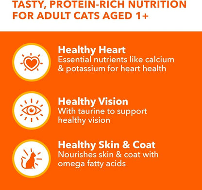 IAMS Perfect Portions Healthy Adult Wet Cat Food Pate, Chicken and Salmon Recipe Variety Pack, 2.6 oz. Twin-Pack Trays (24 Count, 48 Servings)