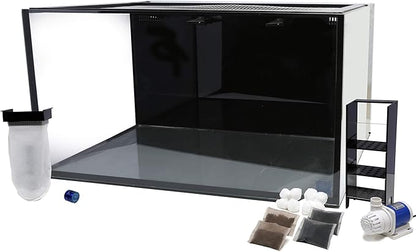 Innovative Marine Nuvo Fusion Pro 2 All in One - 50 Gallon Aquarium with White APS Stand with Leveling Frame