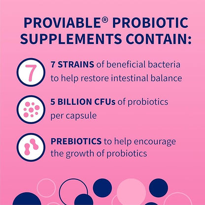 Nutramax Laboratories 30 Count Proviable Health Supplement for Cats and Dogs (PROVDC30)