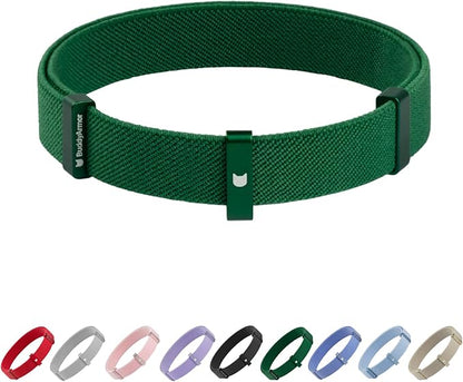 Safety Cat Collar and ID Tag Set, Elastic Quick Release Non Breakaway Collar, Personalized Aluminum Engraved Pet Name Tag, Lightweight for Kitten Small Large Cats (Alpine+Olive-M, Pocket)