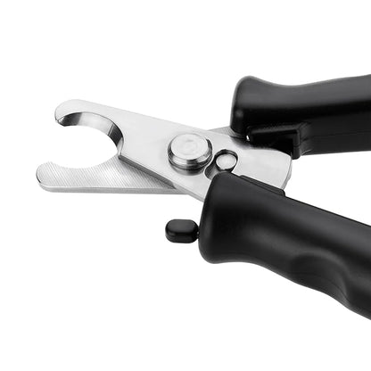 Tweezerman Large Nail Clippers for Dogs & Cats, Manual Professional Cat & Dog Nail Trimmer with Ergonomic Handle