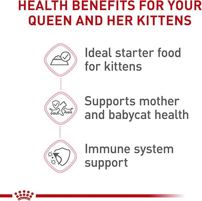 Royal Canin Feline Health Nutrition Mother & Babycat Ultra Soft Mousse in Sauce Canned Cat Food, 5.1 oz., Case of 24, 24 X 5.1 OZ