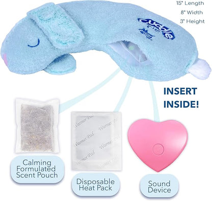 Race&Herd CuddleBun Heartbeat Puppy Toy Sleep Aid - Heartbeat Dog Toy, Dog Heartbeat Toy for Puppy Must Haves for Separation Pet Anxiety Relief Puppy Calming Aid, Dog Toys Behavioral Training