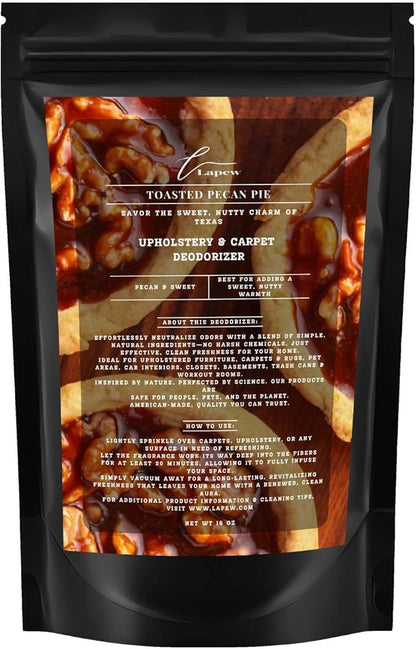 Toasted Pecan Pie Carpet Freshener Powder: Powerful Odor Eliminator for Home, Upholstery Deodorizer, Carpet Deodorizer, Pet Urine, Cat Litter Box - Toasted Pecan Pie Fragrance