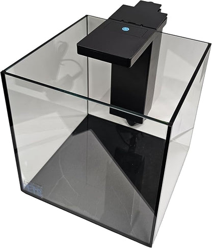 Level One Pets 3 Gallon Mini Aquarium Kit - Includes Duo 2 in 1 Submersible Filter with LED Light