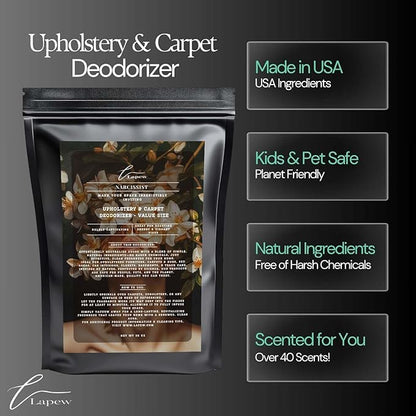 Narcissist Carpet Freshener Powder Refill 36 oz | Powerful Odor Eliminator for Home | Upholstery Deodorizer | Carpet Deodorizer | Pet Urine | Cat Litter Box