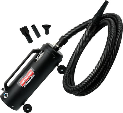 METROVAC MB-3V Air Force Blaster Pet Dryer, Professional Drying, Efficient Cleaner, 4.0 Peak HP Twin Fan Motors, 10 Ft Commercial Hose, Variable Speed