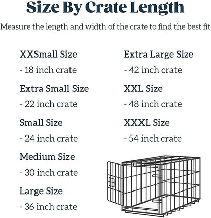 Stoutwool Indestructible Dog Bed - Fluffy Chew Proof Dog Crate Pad - Tough Kennel Pad for Aggressive Chewers - Washable, Ideal for Small Breeds & Fits 24-Inch Crate - 23"x16", Charcoal
