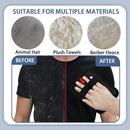 Pet Hair Remover,1 PCS Pet Hair Removal Glove,Electrostatic Gloves for Cats&Dogs,New Upgrade Efficient Grooming Gloves for Pet Hair,Reusable Animal Fur Removal Tool for Couch,Furniture,Carpet,Curtain