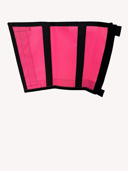 Warrior Fly Boots for Horses - Breathable Mesh Horse Boots for Fly Protection & Leg Comfort - Set of 4 (Goliath Warrior, Neon Pink)