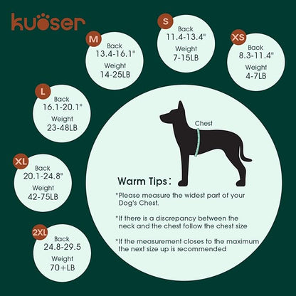 Kuoser Dog Surgery Suit Female Spay, Dog Recovery Suit Male Neuter, Puppy Clothes Onesie for Surgery Anti Licking Abdominal Wounds Pet Surgical Recovery Bodysuit Shirt, Substitute E-Collar & Cone