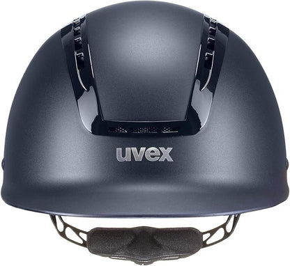 uvex suxxeed Active Horse Riding Helmet for Women & Men, Navy, S-M - Adjustable & Excellent Ventilated Helmet