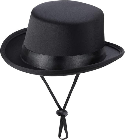 Yewong 3 Pieces Pet Hat Pet Formal Top Hat Mexico Sombrero Hat Cowboy Hat Dog Cat Pet Costume Hat for Halloween Party Photo Props Supplies one Size