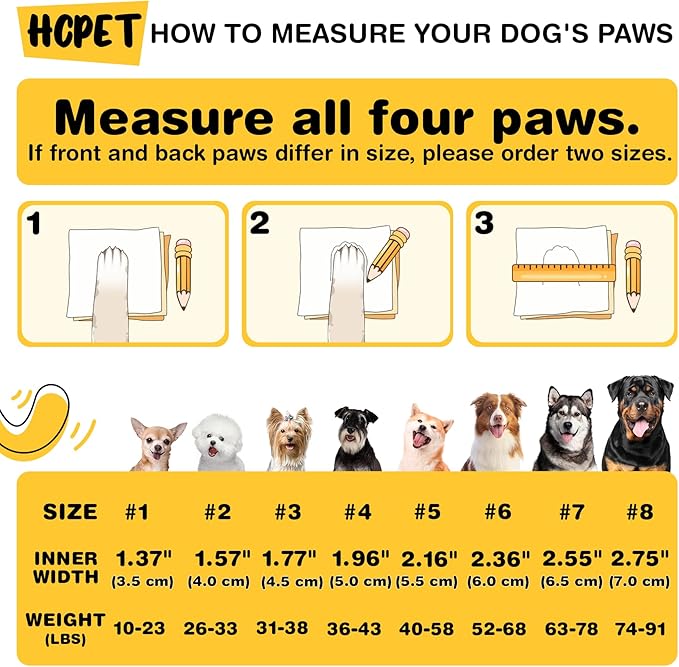 Hcpet Dog Shoes for Large Dogs, Breathable Dog Booties for Small Medium Dogs, Anti-Slip Dog Boots & Paw Protectors for Hot Pavement Winter Snow Hiking with Reflective Straps Pink Size 1