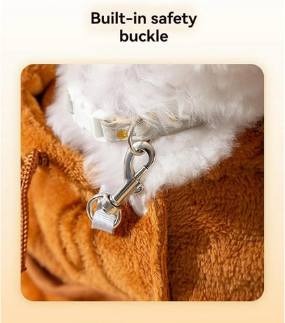 Cat Puppy Plush Outing Backpack Cute Bear Bee Design Anti-Escape Bag for Kitten Cat Small Dog Gift Choice