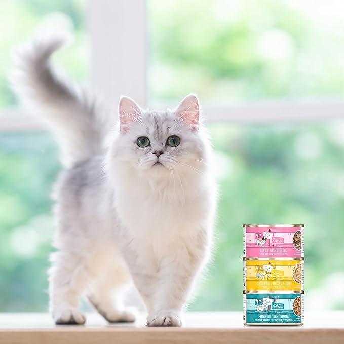 Weruva Cats in The Kitchen, The Double Dip with Chicken & Beef Au Jus Cat Food, 6oz Can (Pack of 24)
