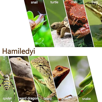 Hamiledyi Reptile Driftwood Decoration Natural Coral Driftwood Branches for Aquarium Reptiles Trunk Log Ornament Bendable Jungle Climbing Vines Decor for Bearded Dragon Lizad Amphibian Fish Tank