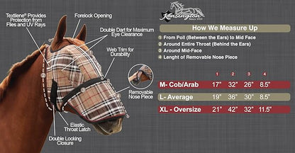 Kensington Signature Fly Mask with Removable Nose Piece