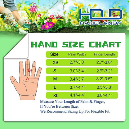 HANDLANDY Pruning Gloves Long for Men & Women, Pigskin Leather Rose Gardening Gloves- Breathable & Durability Gauntlet Glove Medium